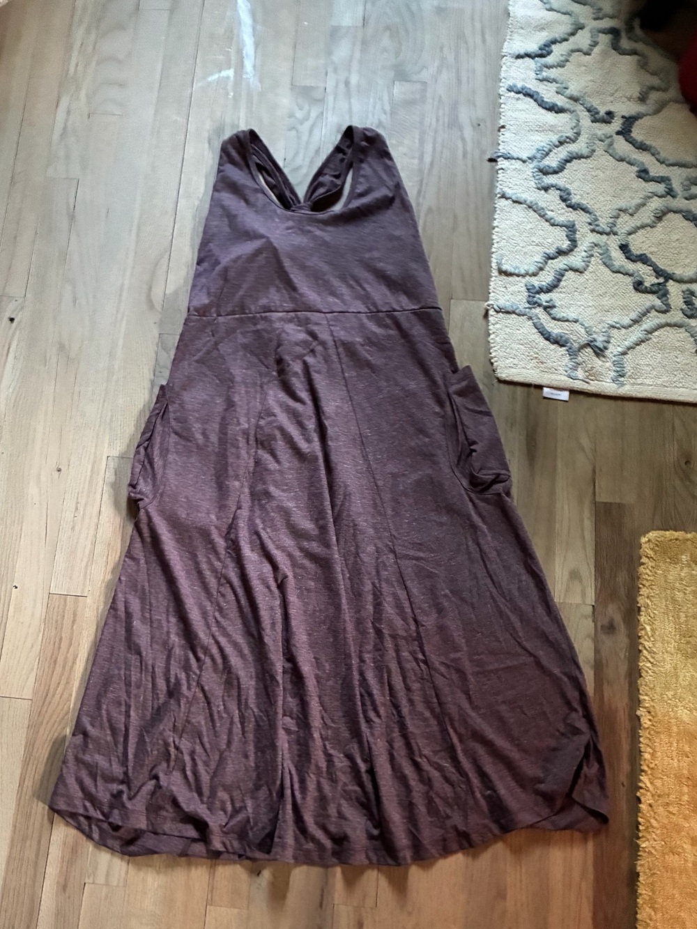 Thaluta Sleeveless V-Neck Maxi Dress in Plum